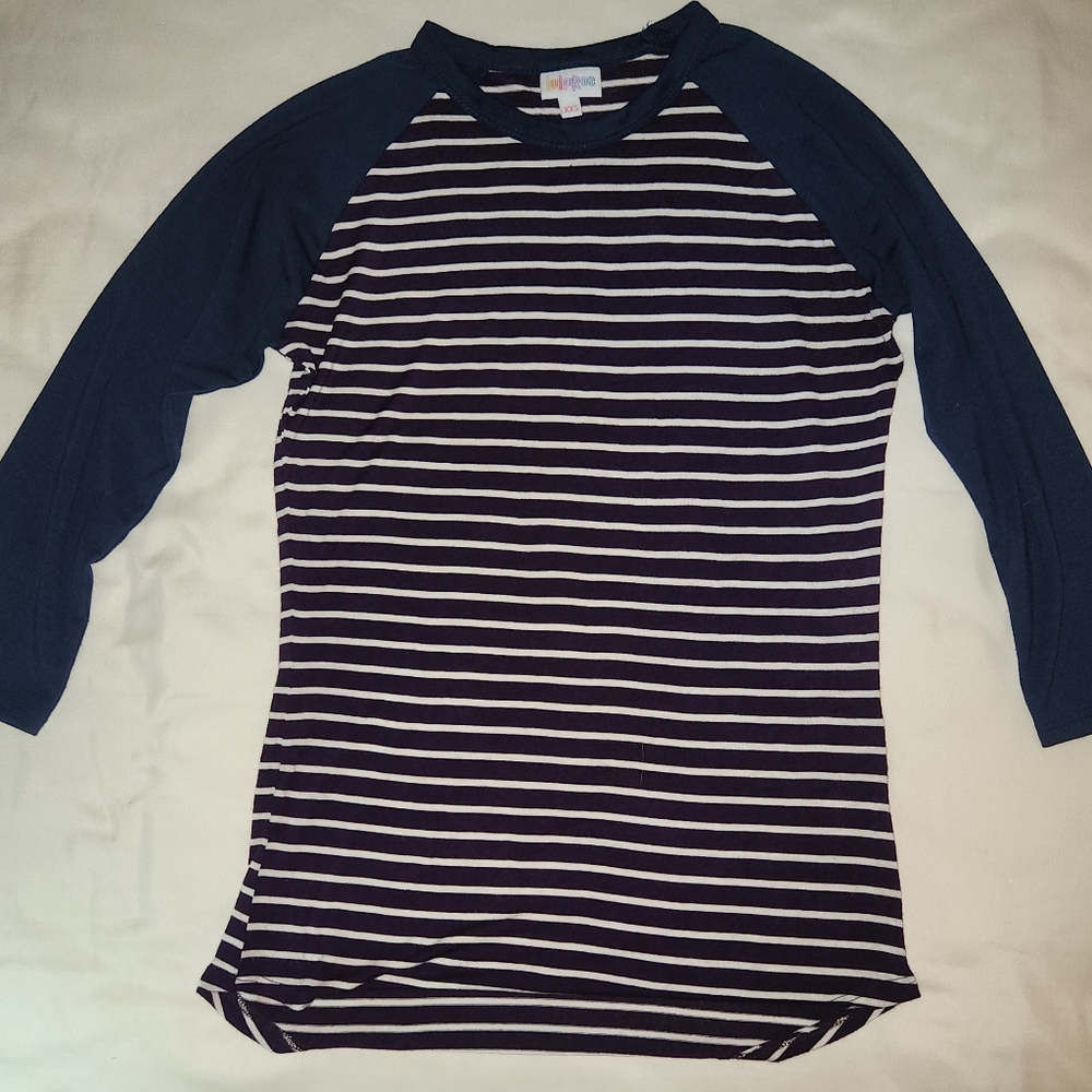 LuLa Roe baseball tee